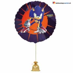 Sonic Ballon Blau Prime Rund