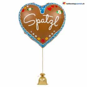 Spatzl Ballon Herz Lebkuchen für Dein Schatz