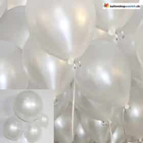 Perlweiss Ballon Latex Kautschuk Glänzend – Elegante Dekoration für jeden Anlass