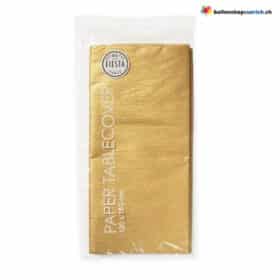 Einweg-Tischdecke Gold Papier