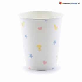 Einwegbecher Gender Reveal Rosa Blau Gold