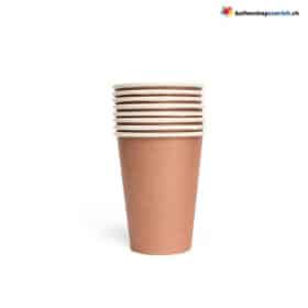 Einwegbecher Roségold 10-teilig