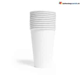 Einwegbecher Weiss 10-teilig