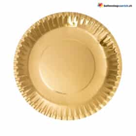 Einwegteller Gold 10-teilig