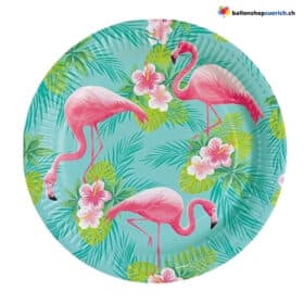Flamingo Einwegteller