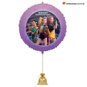 K-Pop Demon Hunters Folienballon Lila
