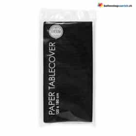 Papiertischdecke Schwarz