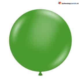 Riesenballon Runder XXL Luftballon 90 cm Helium geeignet Riesiger Grosser Grün Uni