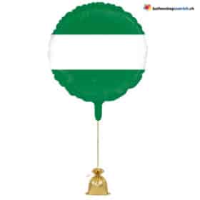 Rotterdam Folienballon Grün Weiss