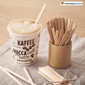 Rührstäbchen Kaffee Holz Natur 
