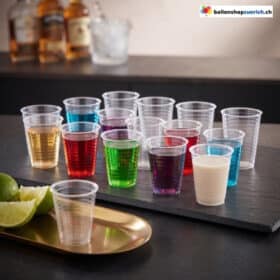Schnapsgläser Plastik Transparent