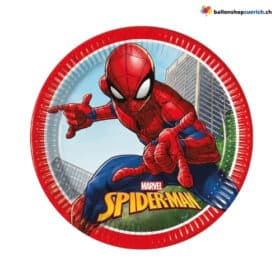 Spiderman Einwegteller Marvel