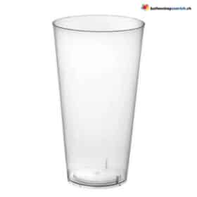 Transparente Einwegbecher Gross 20-teilig