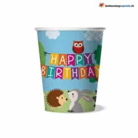 Waldtiere Einwegbecher Geburtstag 