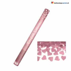 XXL Konfettikanone Herzchen Roségold