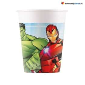 Avengers Einwegbecher Hulk Iron Man 8 Stück