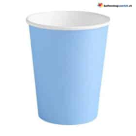 Einwegbecher Hellblau
