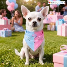 Gender Reveal Hundehalstuch Boy or Girl