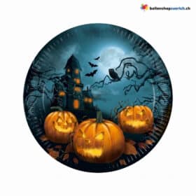 Halloween Kürbis Einwegteller