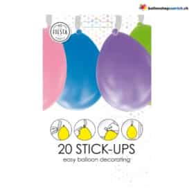 Luftballon Stick-Ups 20-teilig