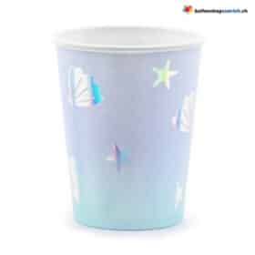 Mermaid Muschel Einwegbecher 6 Stück