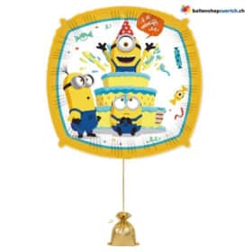 Minions Geburtstag Folienballon Geburtstagstorte Gelb