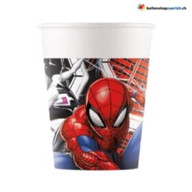 Spiderman Einwegbecher Rot Blau