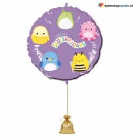 Squishmallows Folienballon Lila Freunde