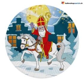 Disposable plates Santa Claus