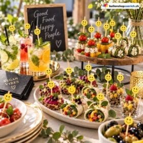 Fingerfood Spiesse Smiley Gelb