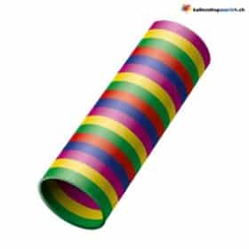Serpentinas coloridas em 5 cores