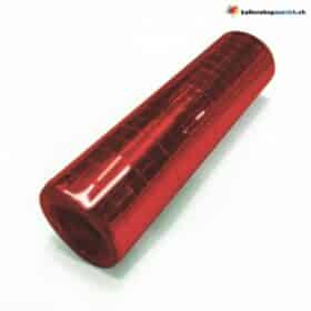 serpentinas metálicas rojas