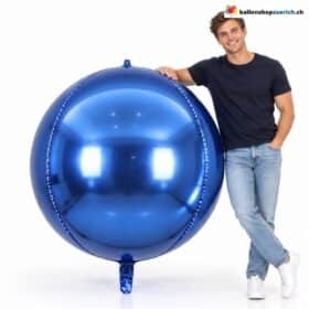 Riesenballon XXXL Blau Kugel Folienballon 140 cm
