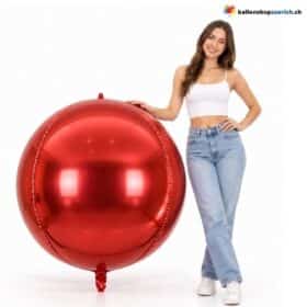 Riesenballon XXXL Rot Kugel Folienballon 140 cm