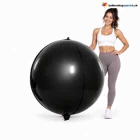 Riesenballon XXXL Schwarz Kugel Folienballon 140 cm