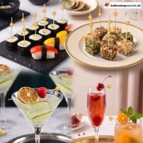 Cocktail Sticks Gold Kugel – Finger Food Sticks