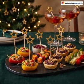 Cocktail Sticks Gold Star – Finger Food Sticks